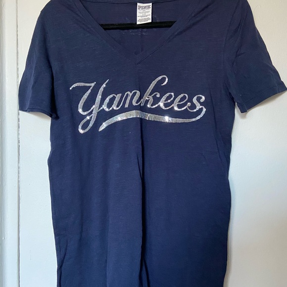Tops - PINK Yankee Tee